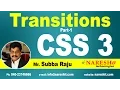 CSS3 Transitions Part-1 CSS3 Tutorial Mr Subba Raju