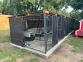 TSC Retriever Dog Kennel 6 Install Part 3 - Sun shades fans shrubs and our new Serbian stud