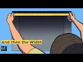 How to Measure for New Vent Covers - Cartoon
