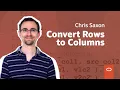 Converting Rows to Columns and Back Again
