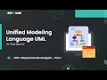 UML Chapter 5 - Requirements Analysis
