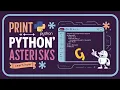 How to Print the Alphabet G Using Python Star Pattern Tutorial