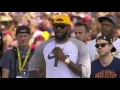 LeBron James Thanks Drive Alum Dahntay Jones at Cavs Parade