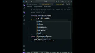 Linear Search in Python