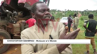Omugga Mayanja guwaguzza, gusazeeko oluguudo oluva e Mende okudda e Matugga