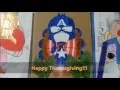Captain America Tom Turkey Kids Activity Happy Thanksgiving - jCloudTV