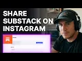 How to Share Substack on Instagram 2026 Step-by-Step