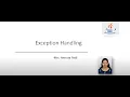 Exception Handling in java with Demo and MCQ