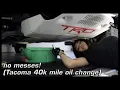 Easiest and CLEANEST Oil Change Method for 3rd Gen Toyota Tacomas anyone can do this