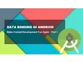 Data binding in Android Make Android development fun again - Part 1