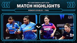 Das/Mukherjee vs Hirano/Kihara | WD Final | #WTTAlmaty 2026