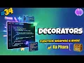 Mastering Decorators in Python Function Wrappers Techniques Python ka Pitara DeathCode
