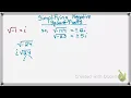 Simplifying Negative Square Roots