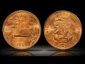 1959-Mo Mexico 20 Centavos PCGS MS66RD High Grade Key Date Bright Red with Amazing Detailed Design