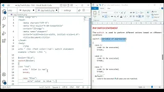Web Development Tutorial - Lecture-27 PHP Switch Statement PHP