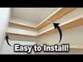 How to Install Goovilla Floating Shelf Brackets Super Strong