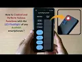 How to Control and Perform Various Functions with the LED Flashlight of any Android smartphones