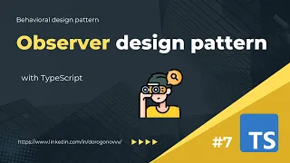 Behavioral 7 Observer design pattern with TypeScript example