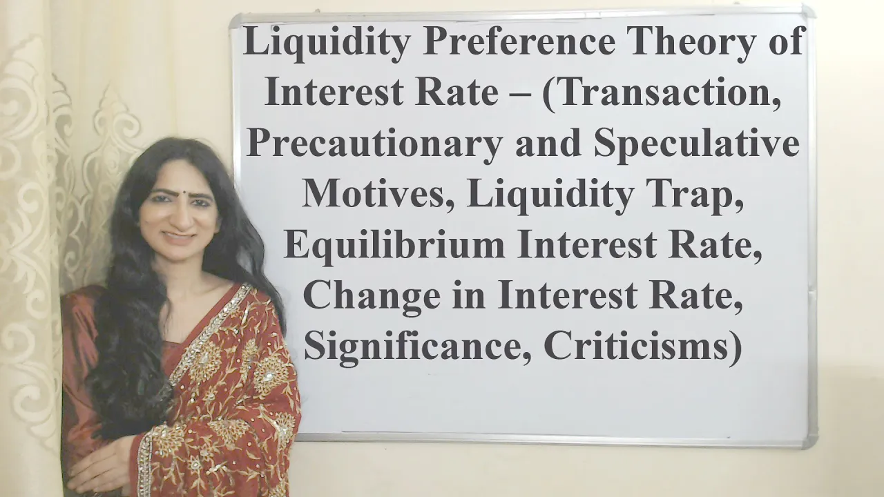 Liquidity Preference- Transaction, Precautionary, Speculative, Liquidity Trap Equilibrium, Criticism