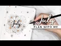 PLAN WITH ME July 2017 Bullet Journal Setup