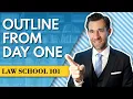 The Single Greatest Law School Time Management Tip Outline From Day One