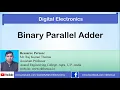 Binary Parallel Adder in Hindi Digital Electronics by Raj Kumar Thenua Hindi