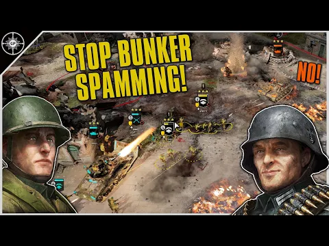 Rangers Playing "Whac a Bunker" Against Sim City Spam! | Company of Heroes 3 Multiplayer