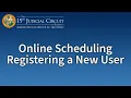 Online Scheduling Registering a New User