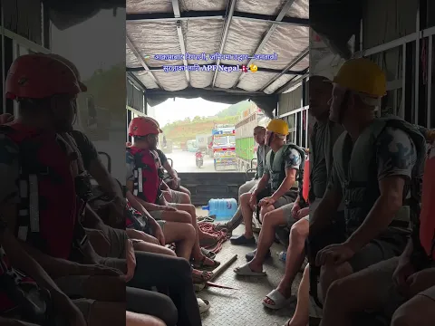 🇳🇵 उद्धारअघि आकाशबाट निगरानी गर्दै APF Nepal 🚁 | Drone Surveillance in Disaster Zone 🫡 #Shorts