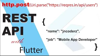 Rest API HTTP Post Method I JSON I Flutter App