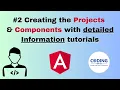 How to Create an Angular Project and Components Angular Development Series Coding Vertex