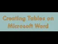 creating table - lesson 1