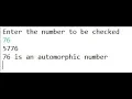 Automorphic number Programming in JAVA Eclipse Subscribe for more