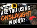 Are You Using Onslaught WRONG in Fallout 76 Fixer Gunslinger Master Test