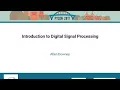 Allen Downey Introduction to Digital Signal Processing PyCon 2017