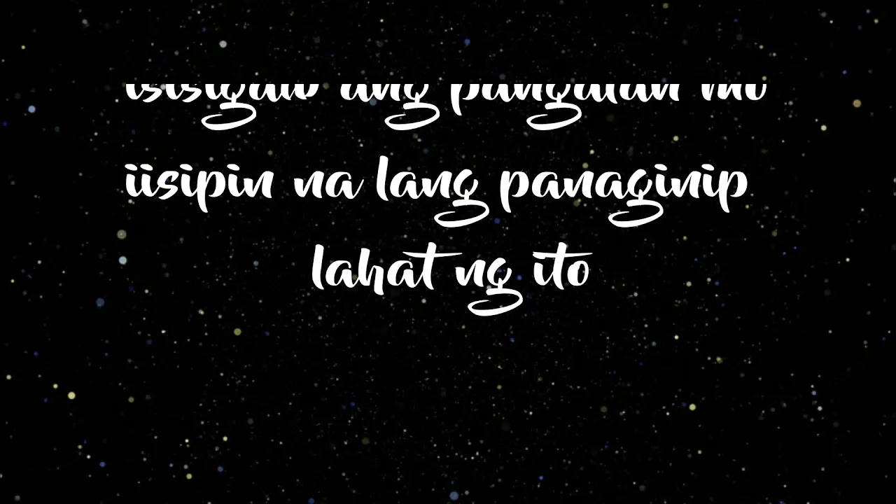 THIS BAND- Kahit ayaw mo na (LYRICS)