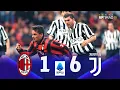 Milan 1 x 6 Juventus Baggio x Zidane Serie A Extended Goals Highlights