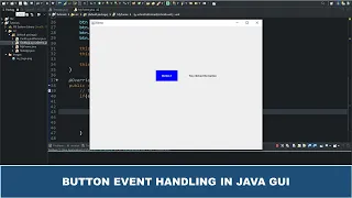 Java GUI Tutorial - Event Handling In Java GUI Using ActionListener Interface