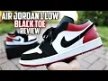 These are HYPED NOW Air Jordan 1 Low BLACK TOE Review and On-Feet