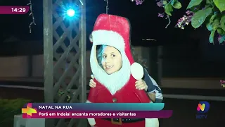 Natal na Rua, em Indaial, encanta moradores e visitantes com magia e iluminação especial