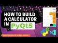 PyQt5 Tutorial Part 2 Building a Calculator GUI with PyQt5 - Add Interactivity and Functionality