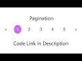 Design Pagination in HTML and CSS Create Pagination for website using HTML and CSS