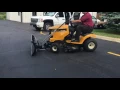 Nordic Plow easily attaches to the Cub Cadet plow assembly