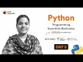 Day 2 Data Structures Python Programming Essentials Bootcamp 5 Days