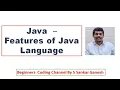 Features of Java Language Object Oriented Multithreaded Platform Independent CS8392 - OOP 3