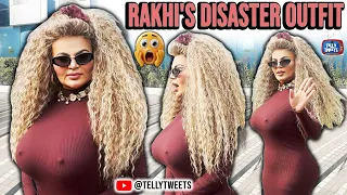 rakhi sawants disaster outfit fans mock new look
