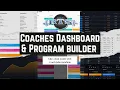 Coaches Dashboard Program Builder Revamp