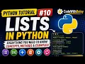 Python Tutorial Lists in Python Explained for Beginners