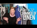 LUXURY LINEN FOR LESS Quince Linen Try-On Haul