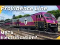 MBTA s Providence Line Future Electrification And a Stop at Canton Junction
